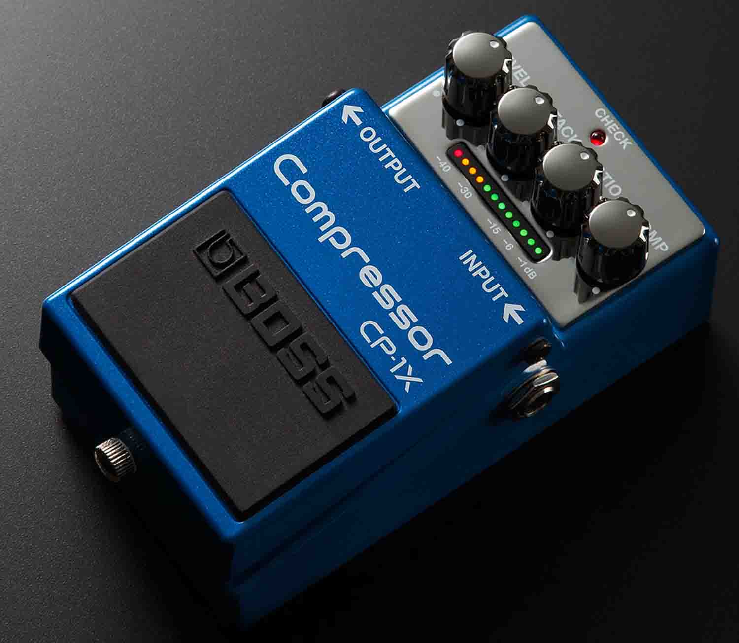 Boss CP-1X Compressor Effects Pedal with Gain Reduction Indicator - Hollywood DJ