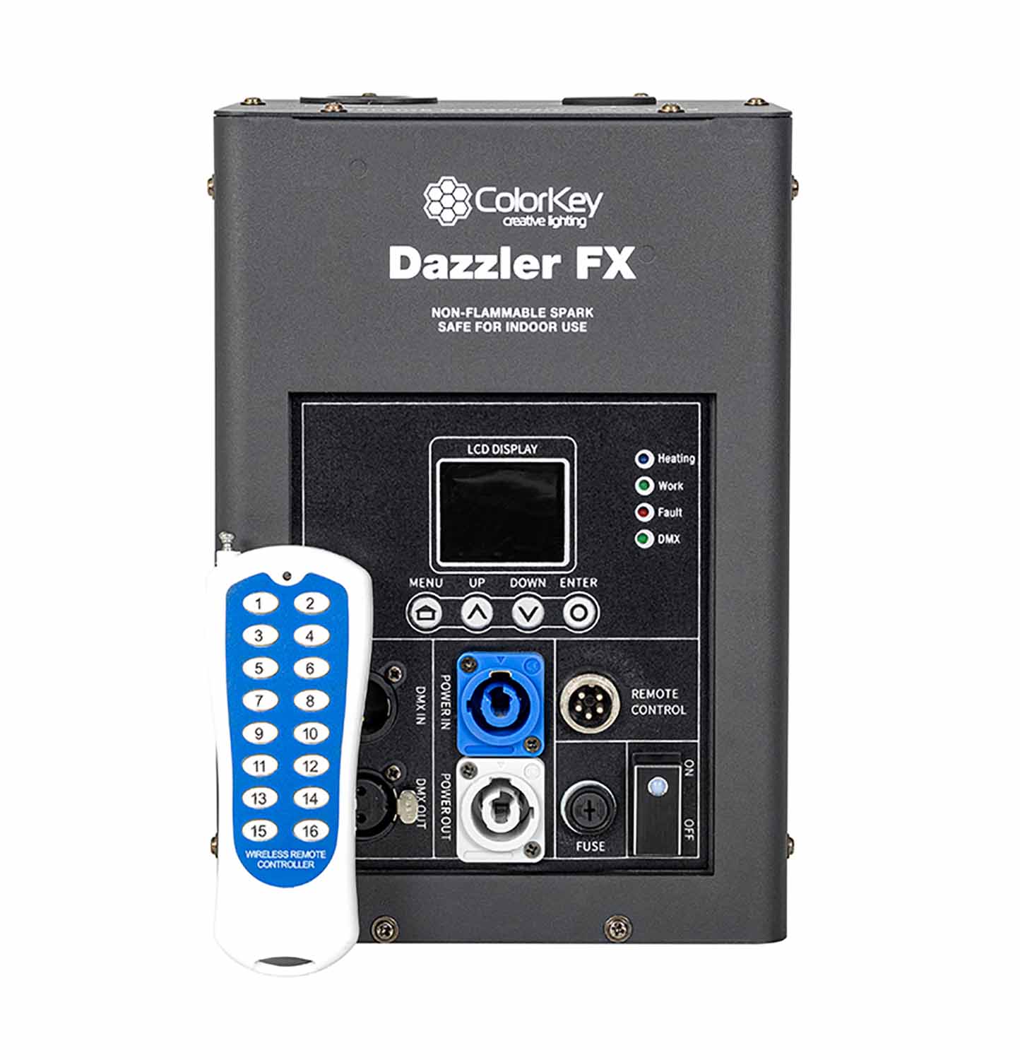 Colorkey CKU-7700 Dazzler FX Cold Spark Machine - Black - Hollywood DJ