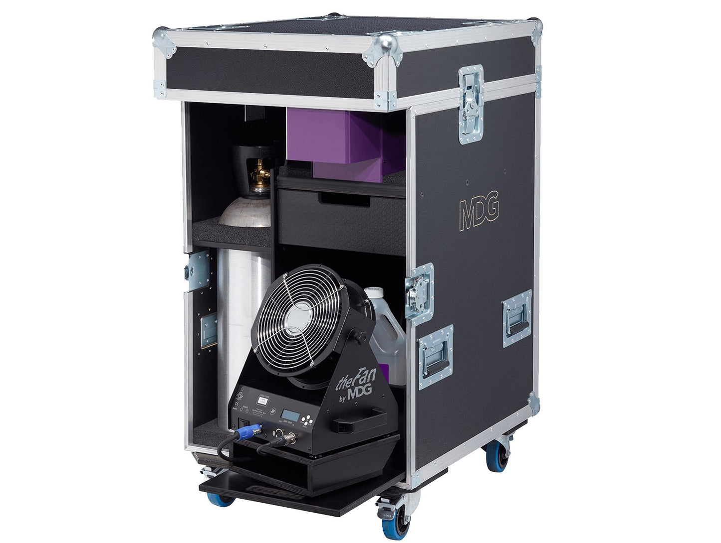 MDG ATMFC Vertical Flight Case for Atmosphere Hazer, ATMe, M3e, Max 3000