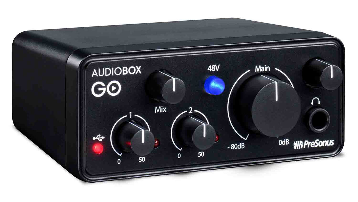 Presonus AUDIOBOX GO Compact 2x2 USB Audio Interface - Hollywood DJ