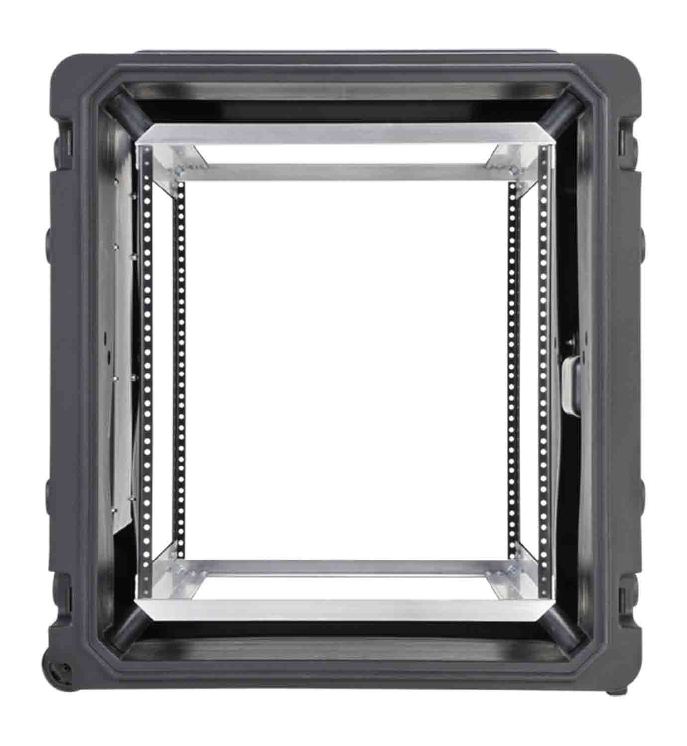 SKB Cases 3SKB-R12U20W Roto Shock Mount Rolling Rack Case 20-Inch Deep - 12 RU - Hollywood DJ