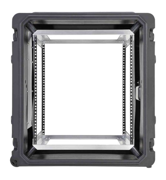 SKB Cases 3SKB-R12U20W Roto Shock Mount Rolling Rack Case 20-Inch Deep - 12 RU - Hollywood DJ