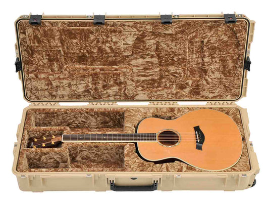 SKB Cases 3i-4217-18-T iSeries Waterproof Acoustic Guitar Case with Wheels - Hollywood DJ