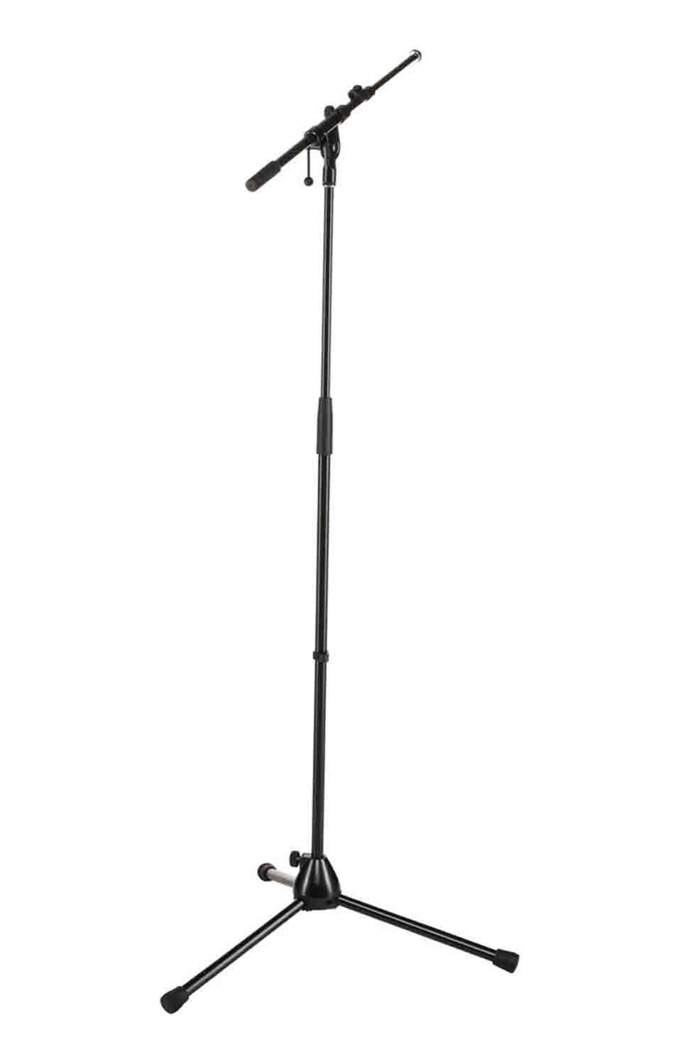 K&M 21090.500.55 Telescoping Boom Microphone Stand - Black - Hollywood DJ