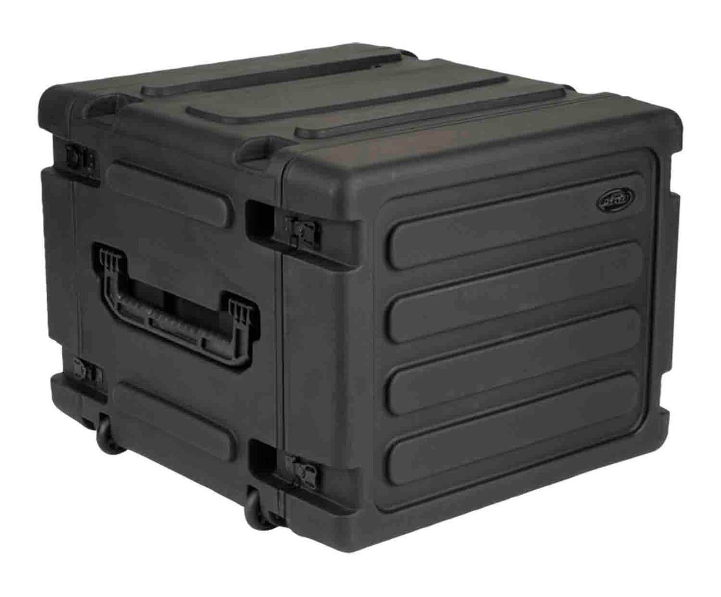 SKB Cases 3SKB-R08U20W 8U 20-Inch Deep rSeries Rolling Shock Rack - Hollywood DJ