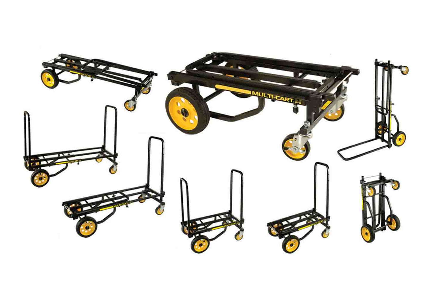 Rock N Roller R6RT Mini 8-in-1 Folding Multi-Cart - Hollywood DJ