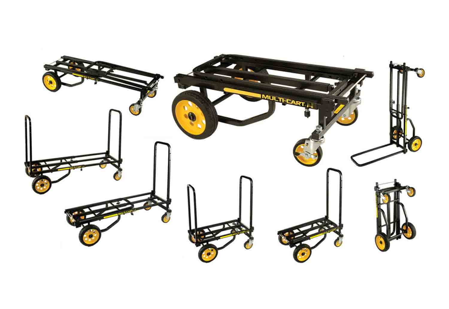 Rock N Roller R6RT Mini 8-in-1 Folding Multi-Cart - Hollywood DJ