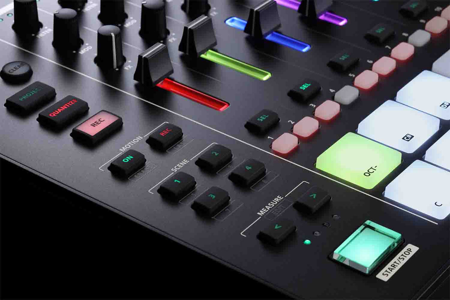 B-Stock: Roland MC-707, 8-Track Groovebox Zen Core Music Production Workstation - Hollywood DJ