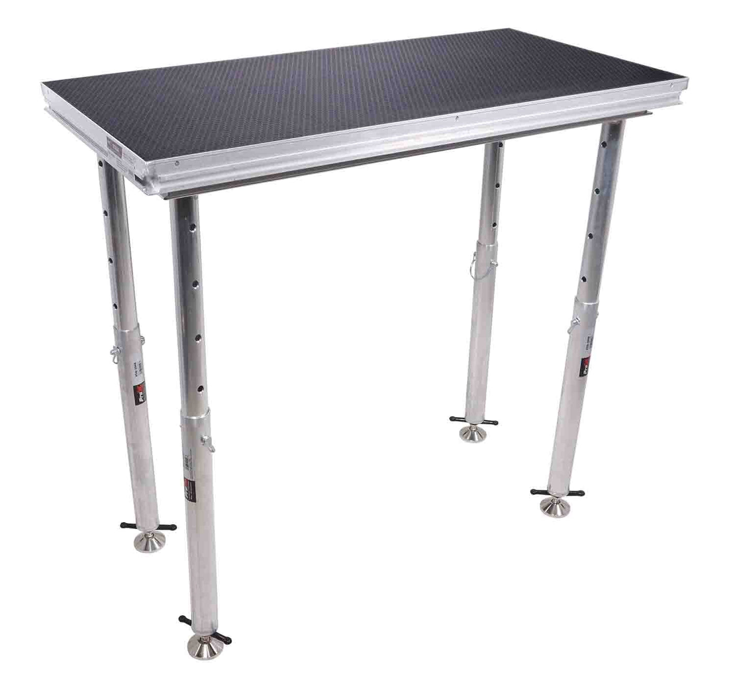 ProX XSQ-2X4 MK2 StageQ MK2 2ft X 4ft Heavy Duty Platform with 28 to 48 Inch Height Legs - Hollywood DJ