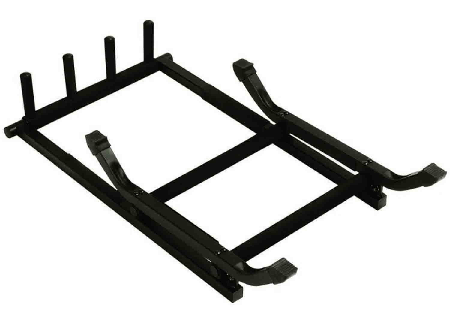 OnStage GS7361 3-Space Foldable Multi-Guitar Rack - Black - Hollywood DJ