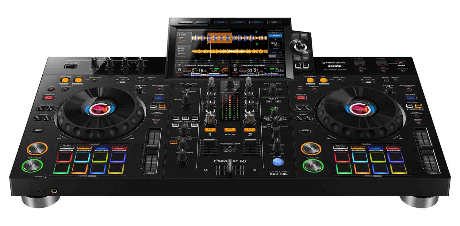 Pioneer DJ XDJ-RX3, 2 Channel Performance All-In-One DJ Controller System - Black - Hollywood DJ