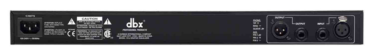 DBX 131S Single 31-Band Graphic Equalizer - Hollywood DJ