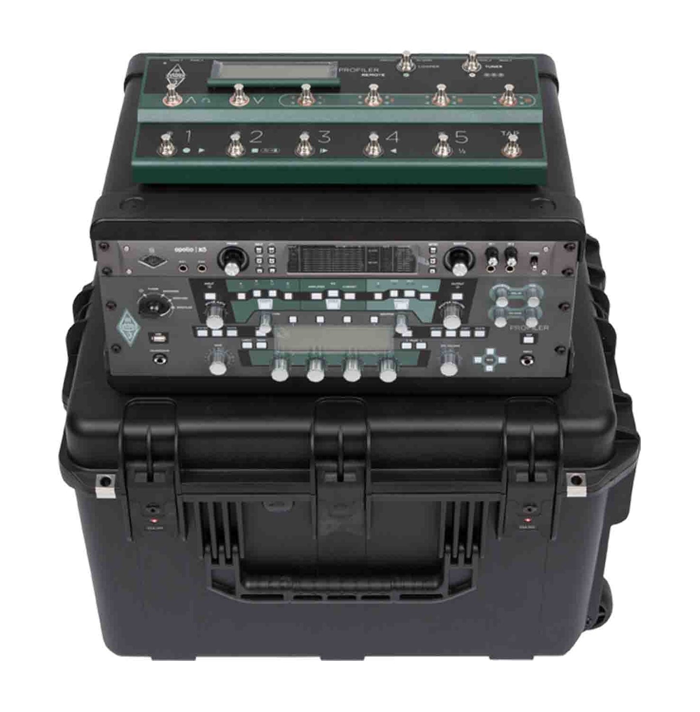 SKB Cases 3i-3614-TKBD 4U iSeries Injection Molded Guitar FX Fly Rack - Hollywood DJ