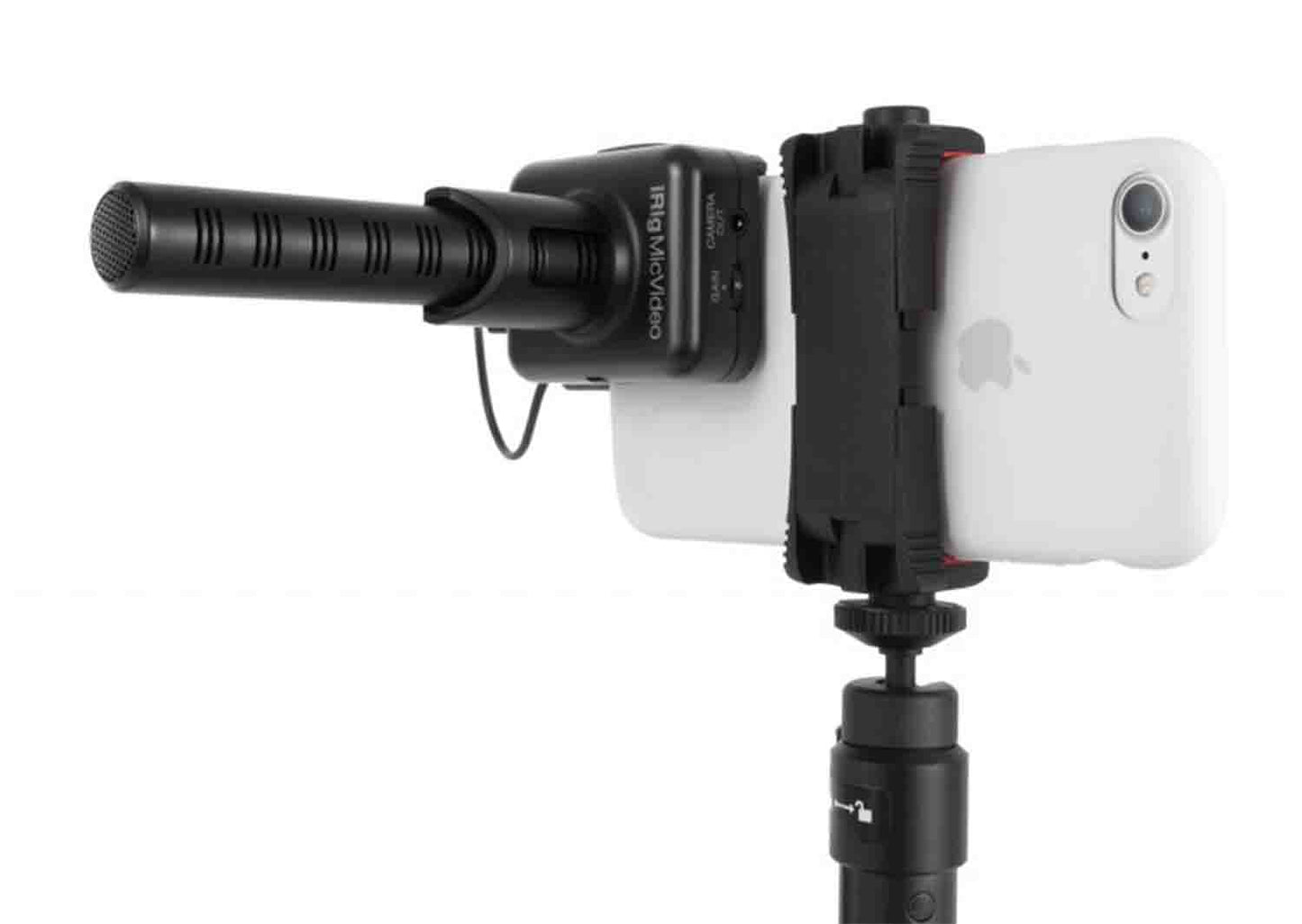 IK Multimedia iRig Mic Video Shotgun Microphone for iPhone, iPad and DSLR Cameras - Hollywood DJ