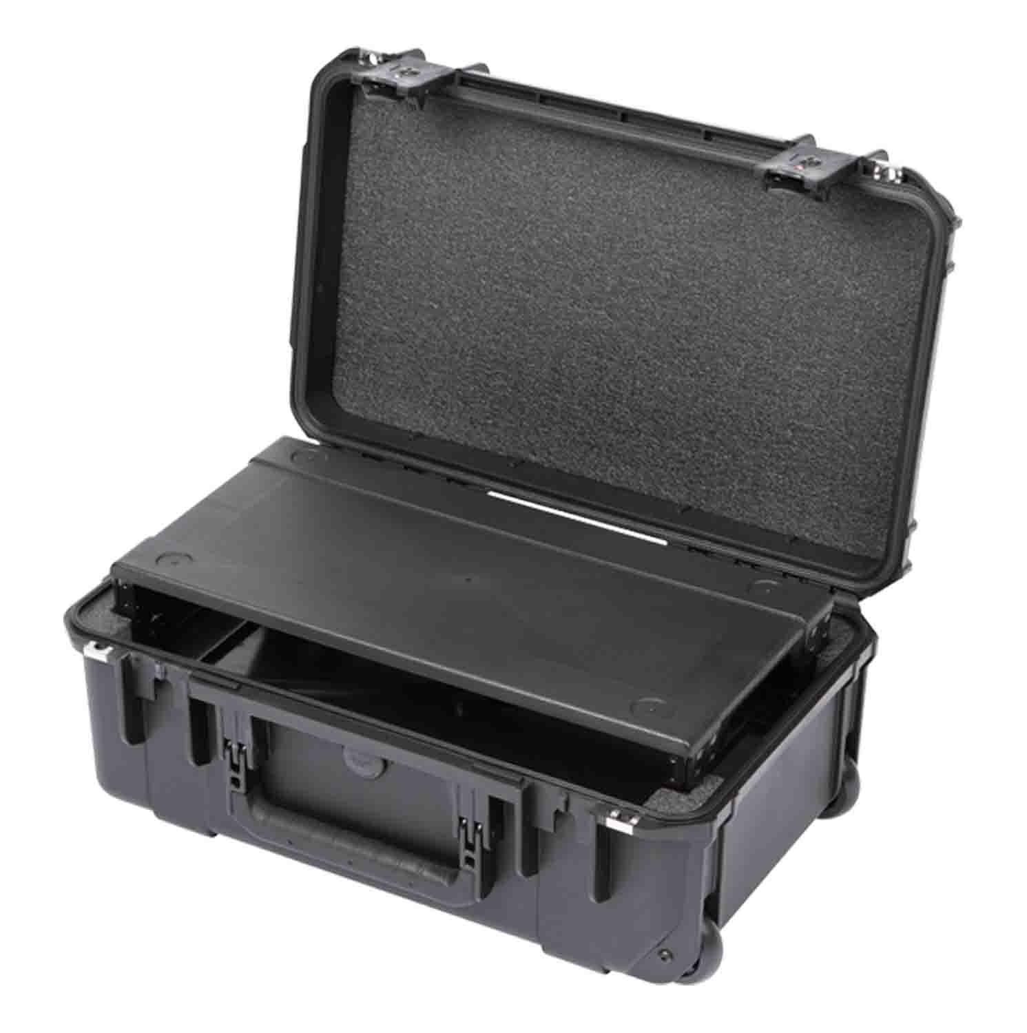SKB Cases 3i-2011M72U 2U iSeries Injection Molded 9-Inch Shallow Fly Rack - Hollywood DJ