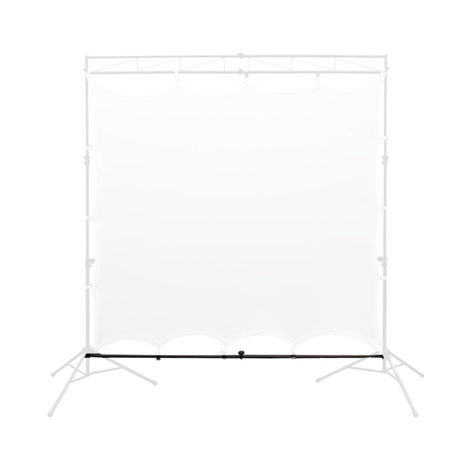 Odyssey LTMVSS8BAR, Lower Bar Accessory for LTMVSS8 Video Projection Screen System - Hollywood DJ