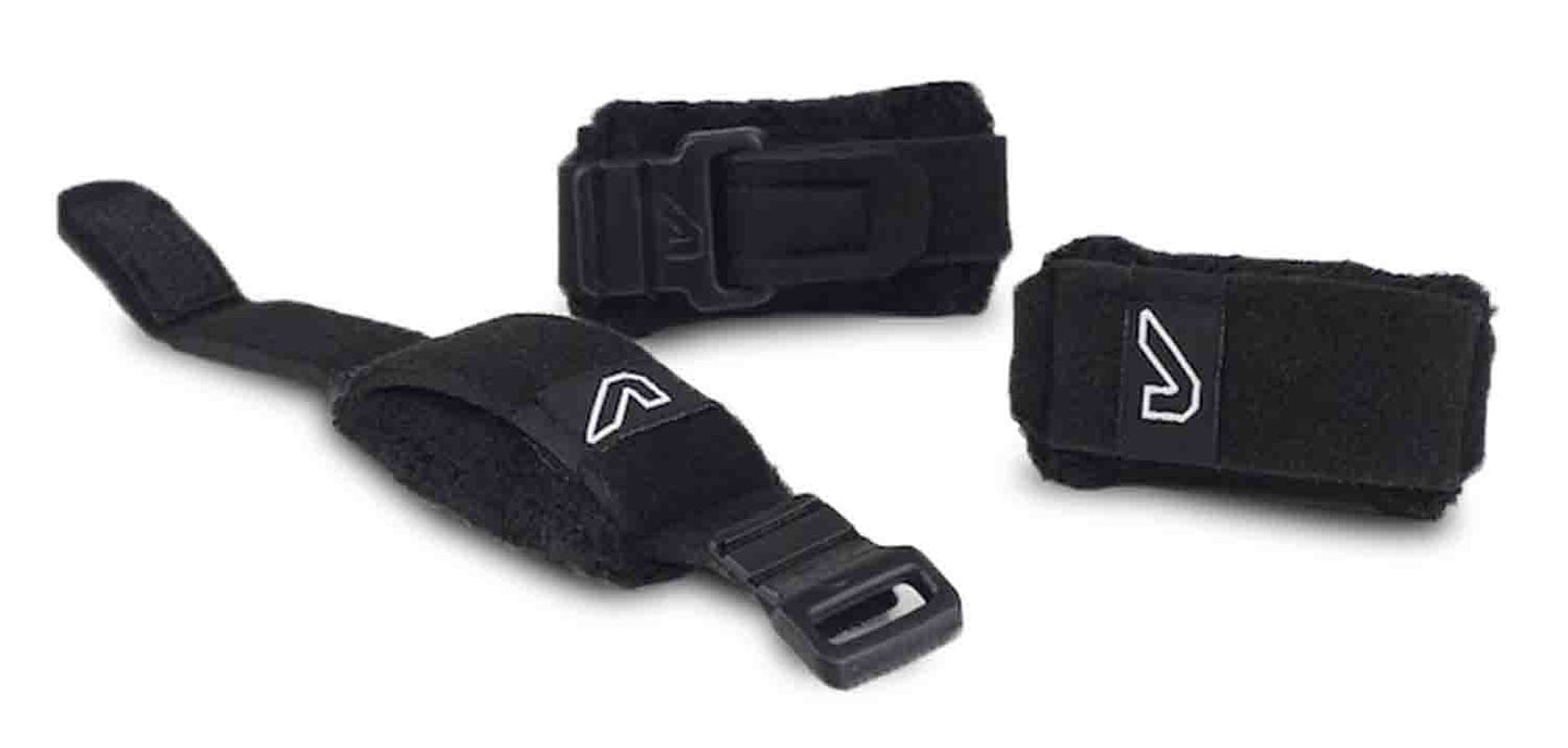 Gruv Gear FW-3PK-MD FretWraps 3-Pack String Muters, Medium, Black - Hollywood DJ