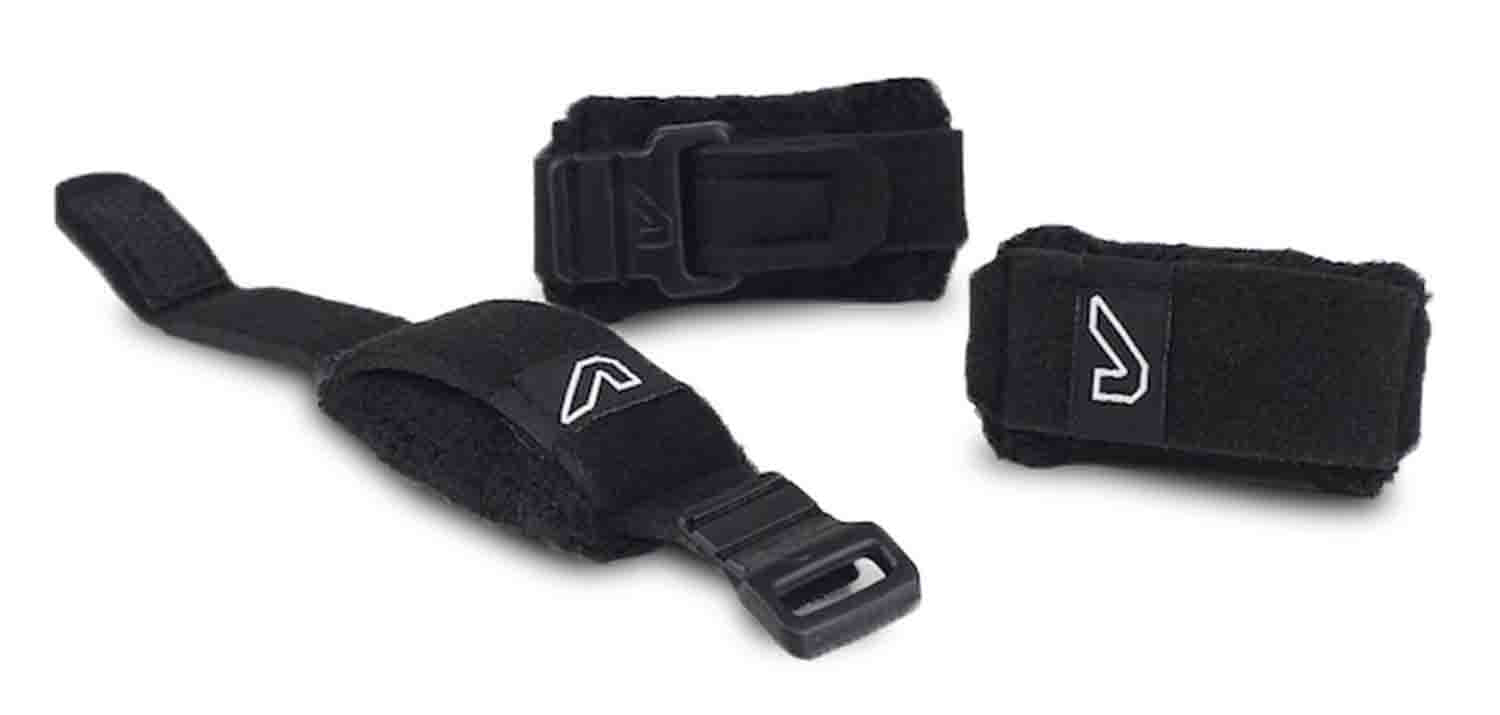 Gruv Gear FW-3PK-MD FretWraps 3-Pack String Muters, Medium, Black - Hollywood DJ