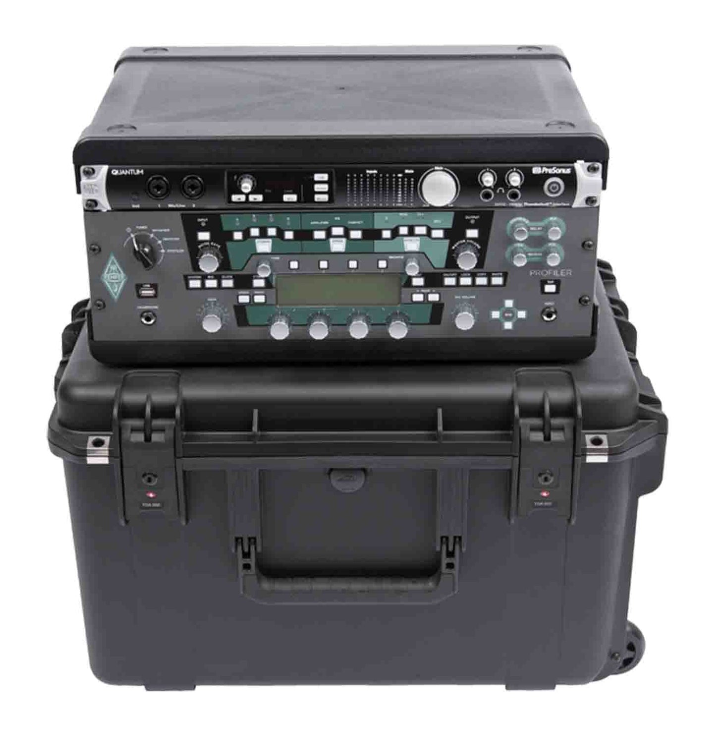 SKB Cases 3i-2217M124U iSeries Injection-Molded 13 Inch Fly Rack - 4 RU - Hollywood DJ