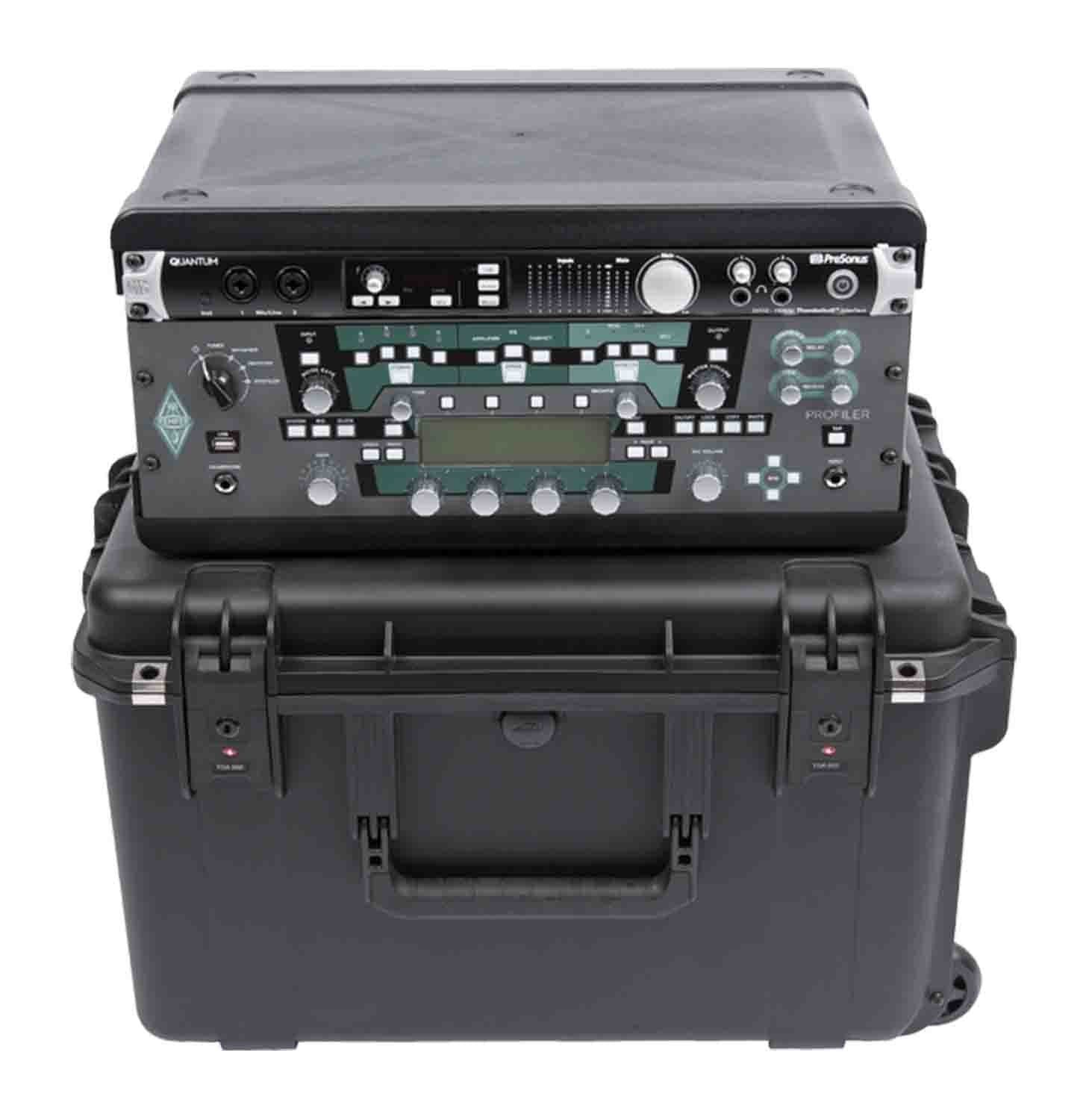 SKB Cases 3i-2217M124U iSeries Injection-Molded 13 Inch Fly Rack - 4 RU - Hollywood DJ