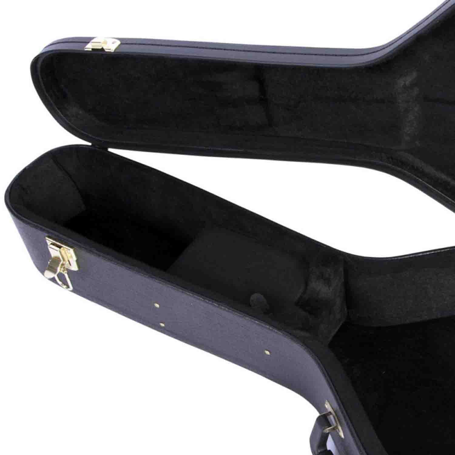On Stage GCA5500B Hard-shell Molded Shallow-Body Acoustic Guitar Case - Hollywood DJ