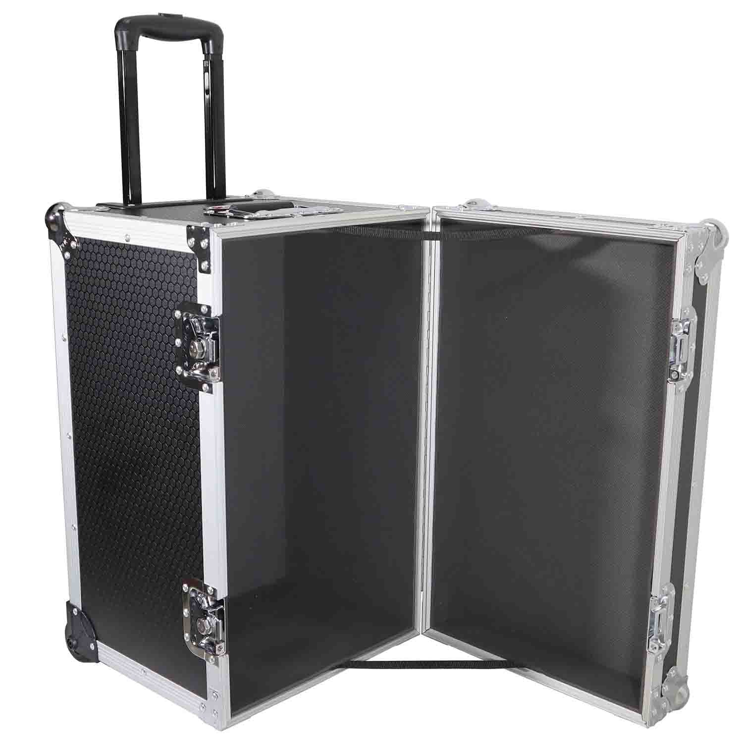 B-Stock: ProX T-UTIHW MK2 Roll-Away Utility Case with Retractable Handle and Low-Profile Recessed Wheels - Hollywood DJ