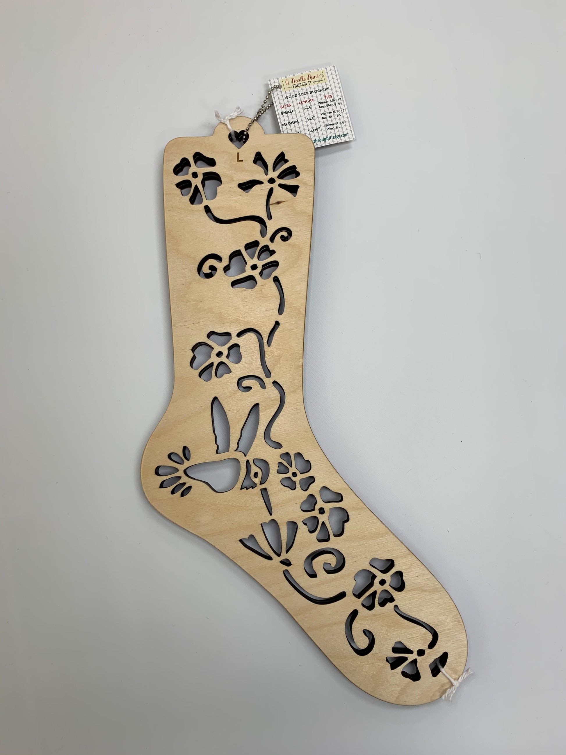 Wooden Sock Blockers - Large Hummingbird