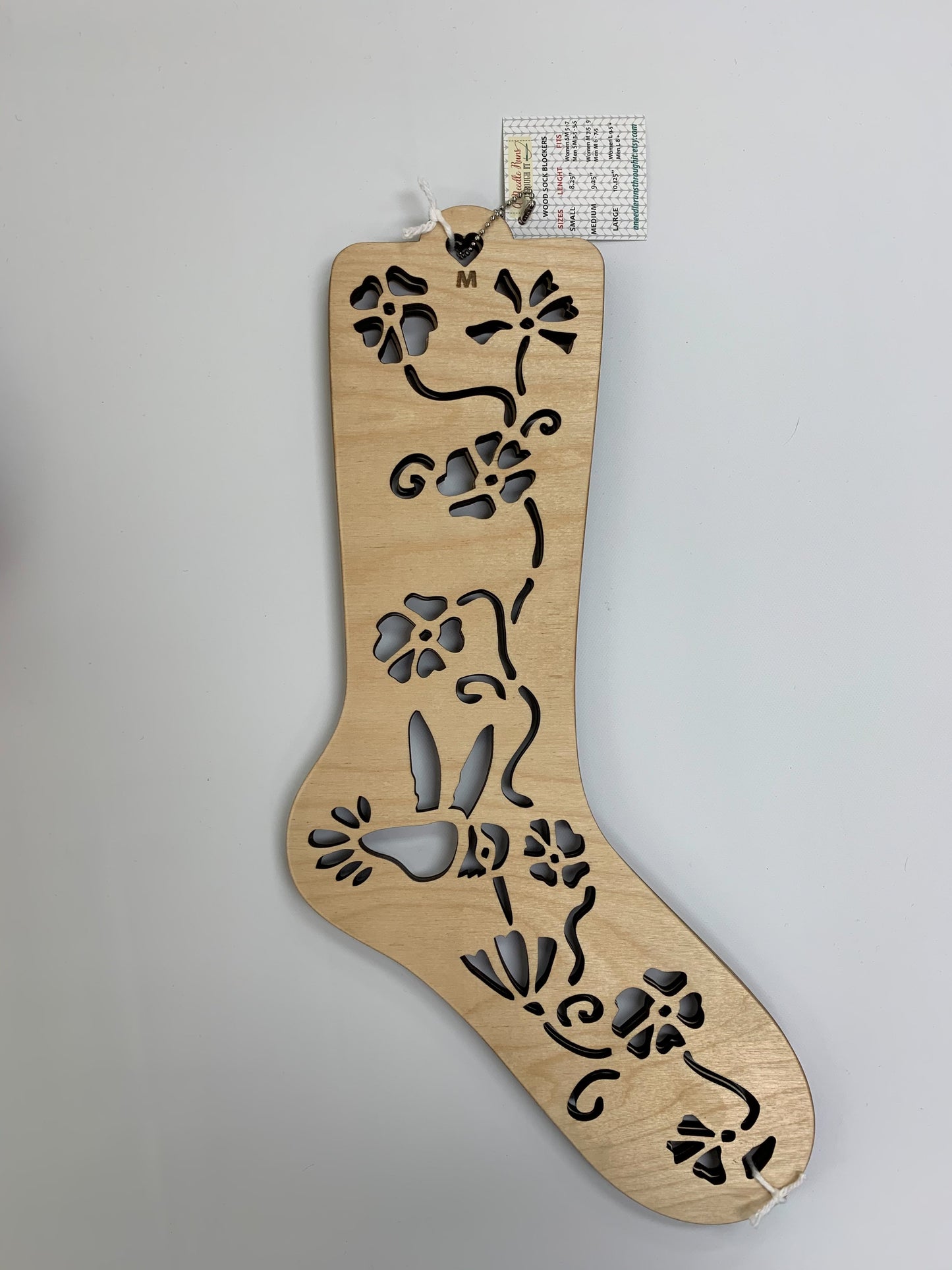 Wooden Sock Blockers - Medium hummingbird