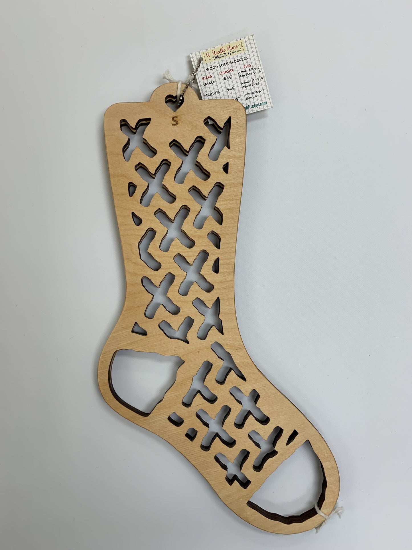 Wooden Sock Blockers - Wooden Pattern 1