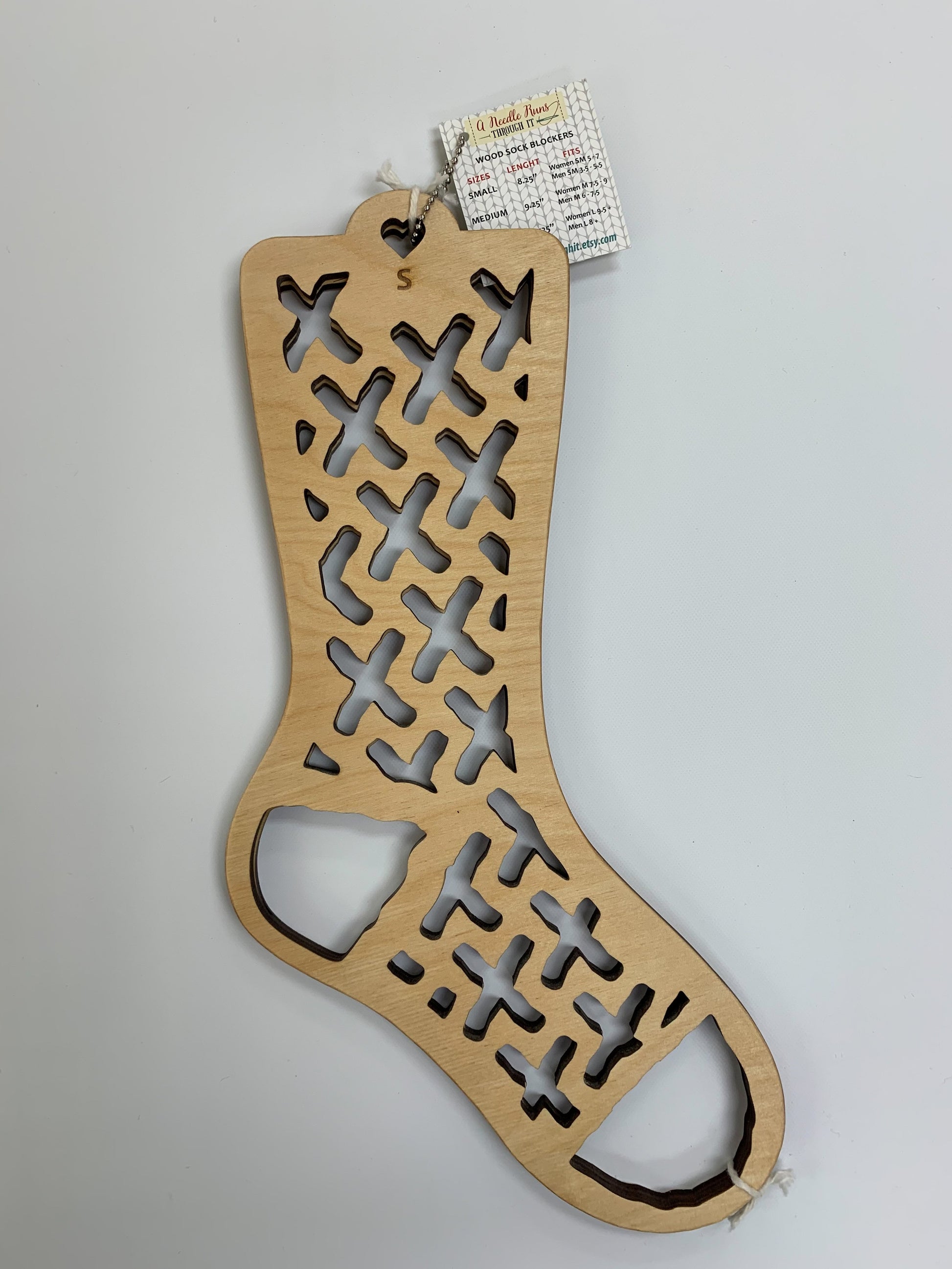Wooden Sock Blockers - Wooden Pattern 1
