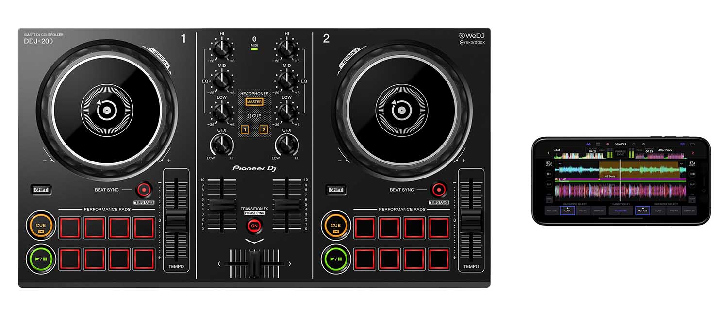 B-Stock: Pioneer DDJ-200, 2-Channel Smart DJ Controller - Hollywood DJ
