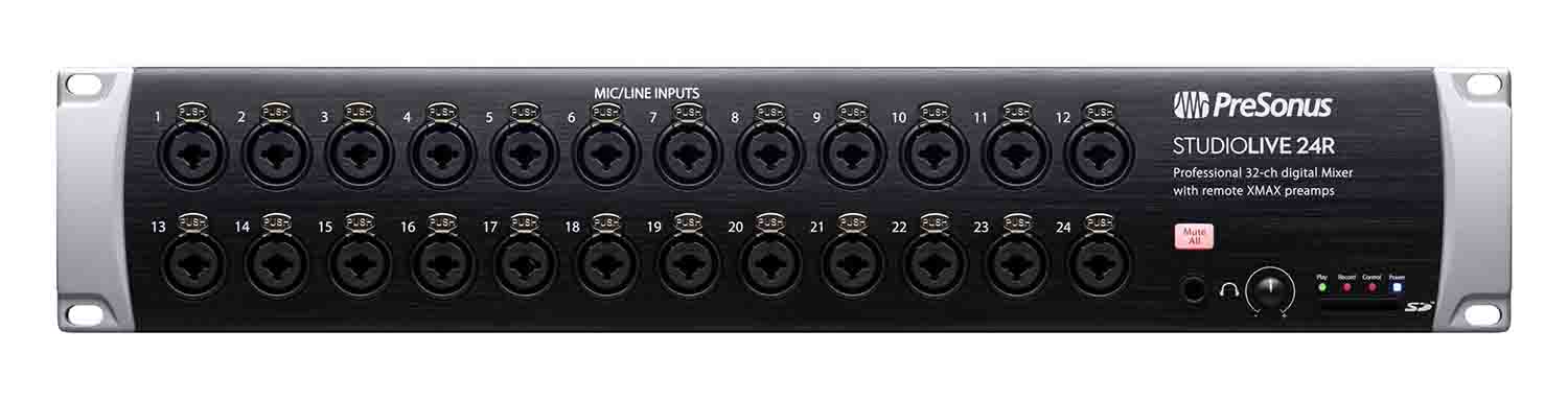 Presonus STUDIOLIVE 24R 26-Input, 32-Channel Series III Stage Box and Rack Mixer - Hollywood DJ