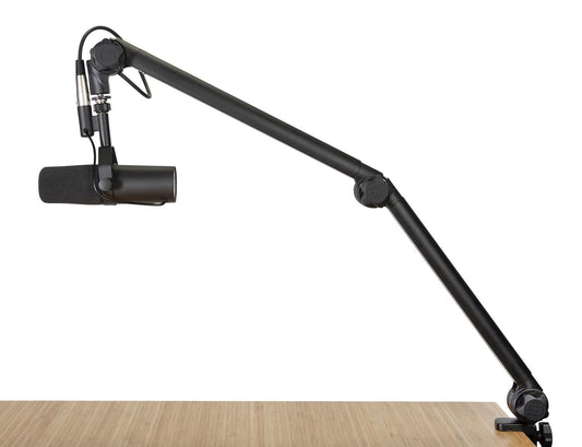 B-Stock: Gator Frameworks GFWMICBCBM3000 Deluxe Desktop Mic Boom Stand for Podcasts and Recording - Hollywood DJ