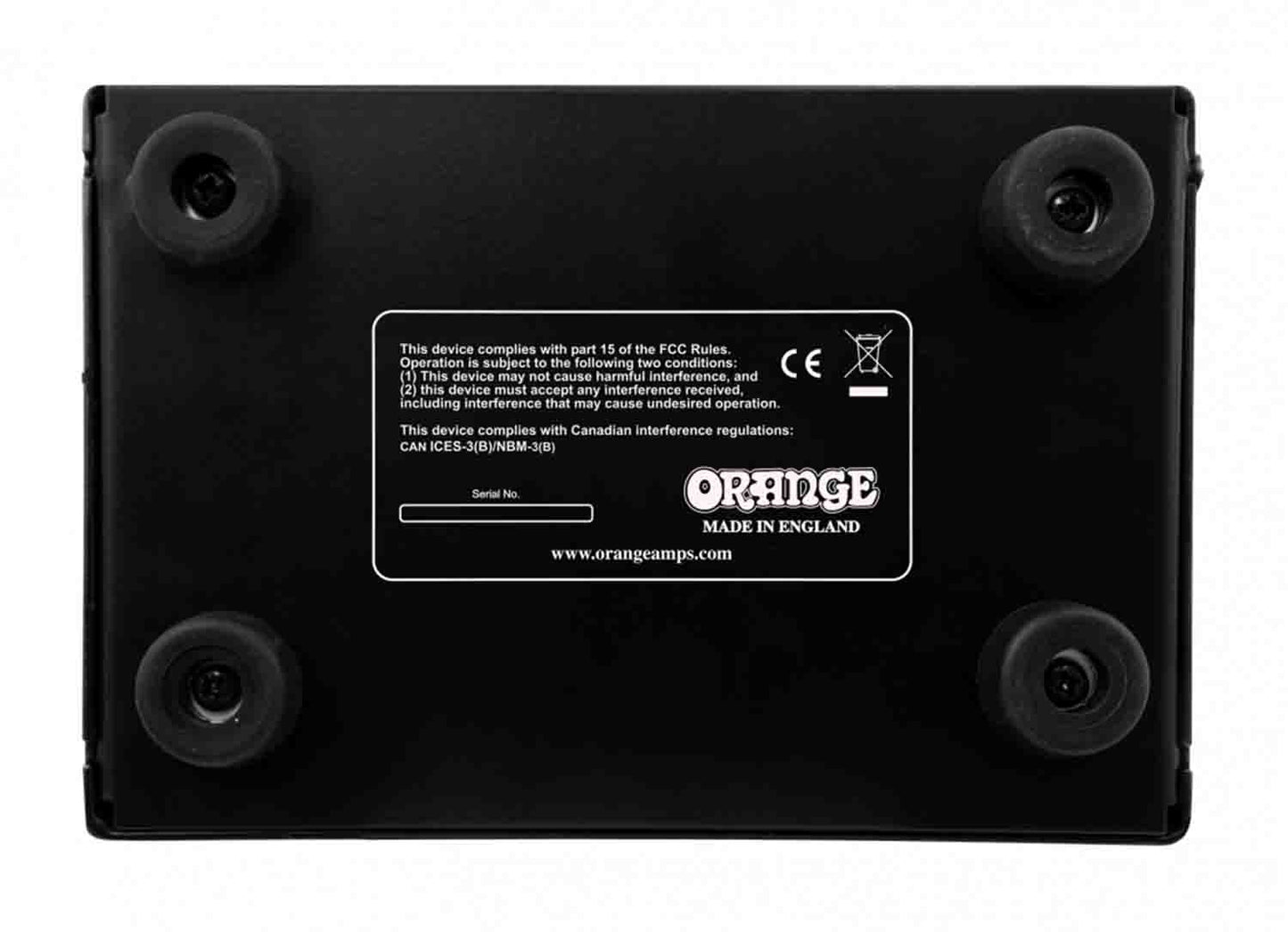 Orange Custom Shop Bax Bangeetar Guitar Pre-EQ Effects Pedal - Black - Hollywood DJ