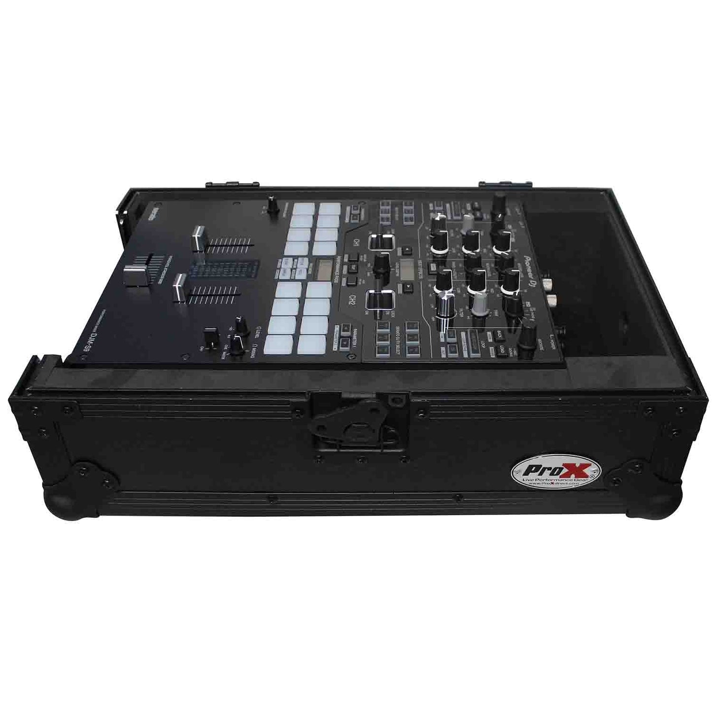 ProX XS-DJMS9BL DJ Flight Case For Pioneer DJM-S9 DJ Mixer - Black on Black - Hollywood DJ