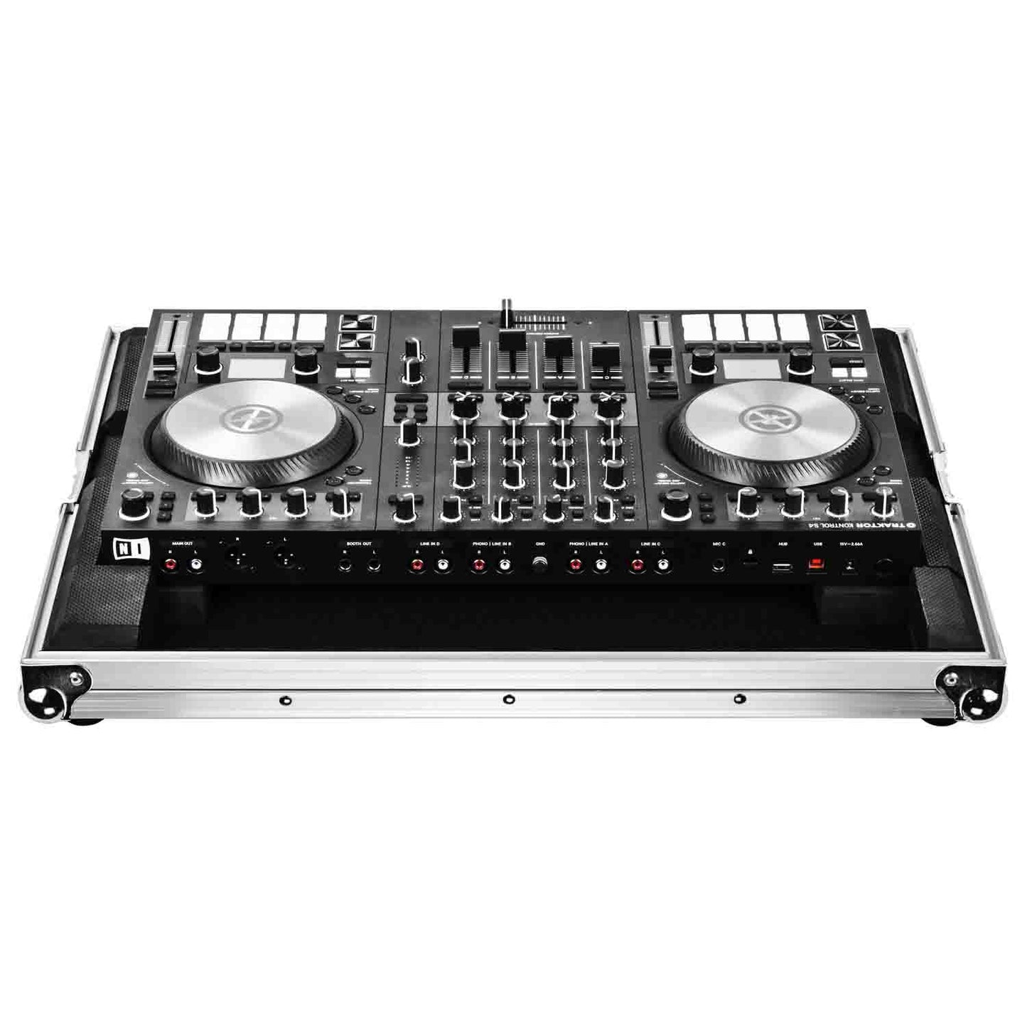 Odyssey FRTKS4MK3 DJ Case for Low Profile Native Instruments Traktor Kontrol S4 MK3 - Hollywood DJ