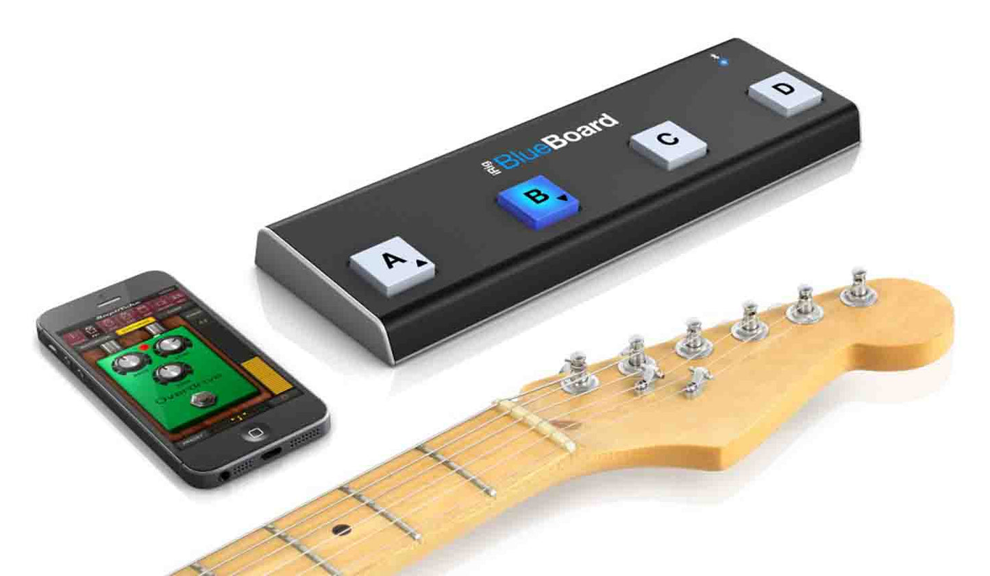 IK Multimedia iRig BlueBoard, Bluetooth MIDI Pedal Board - Hollywood DJ
