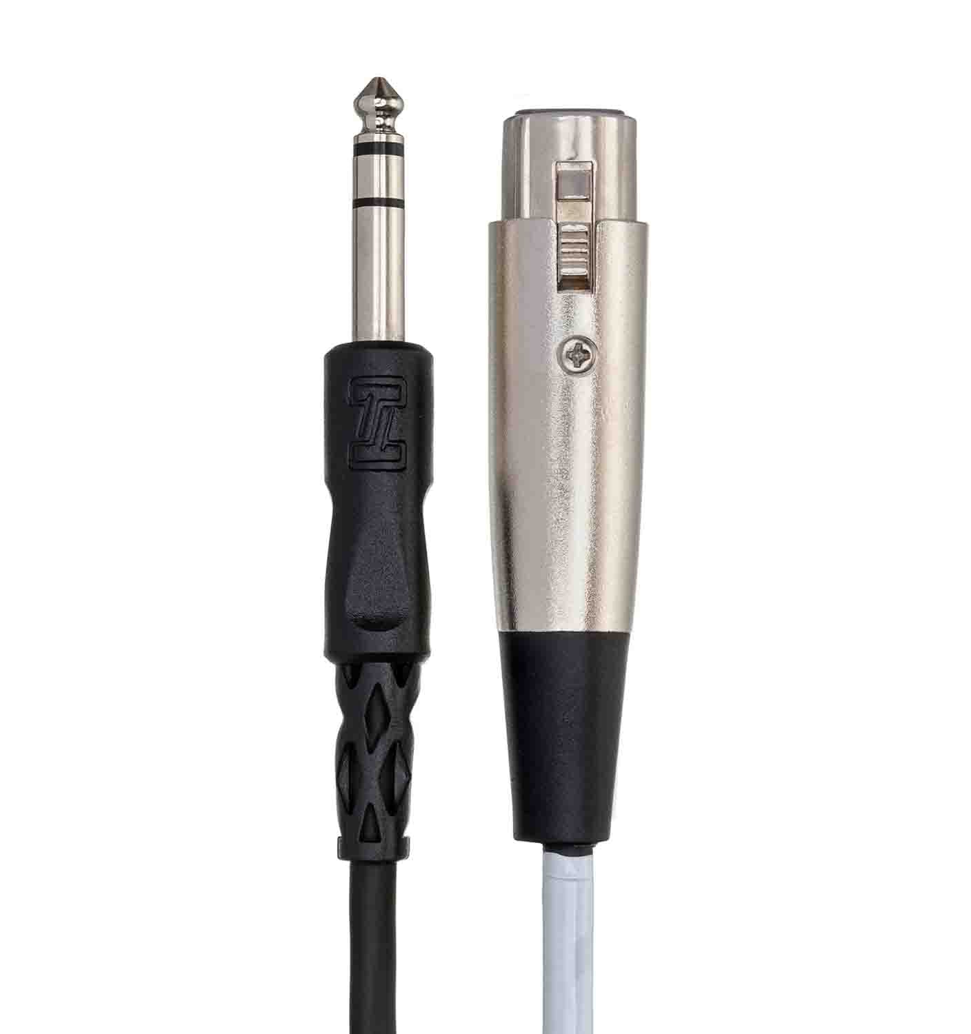 Hosa PXF-110, XLR3F to 1/4" TS Unbalanced Interconnect Cable - 10 Feet - Hollywood DJ