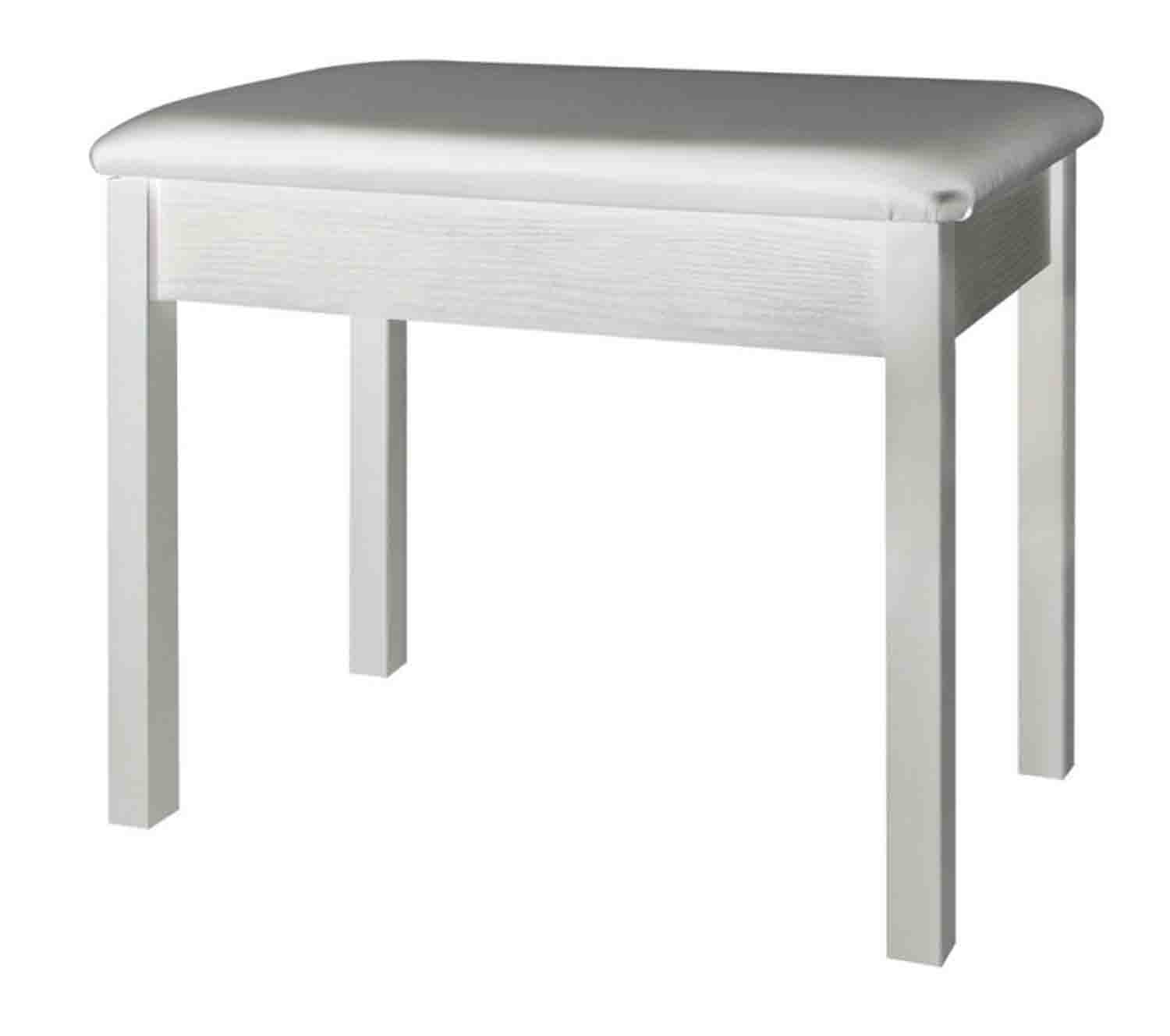Onstage KB8802W Keyboard and Piano Bench - White - Hollywood DJ