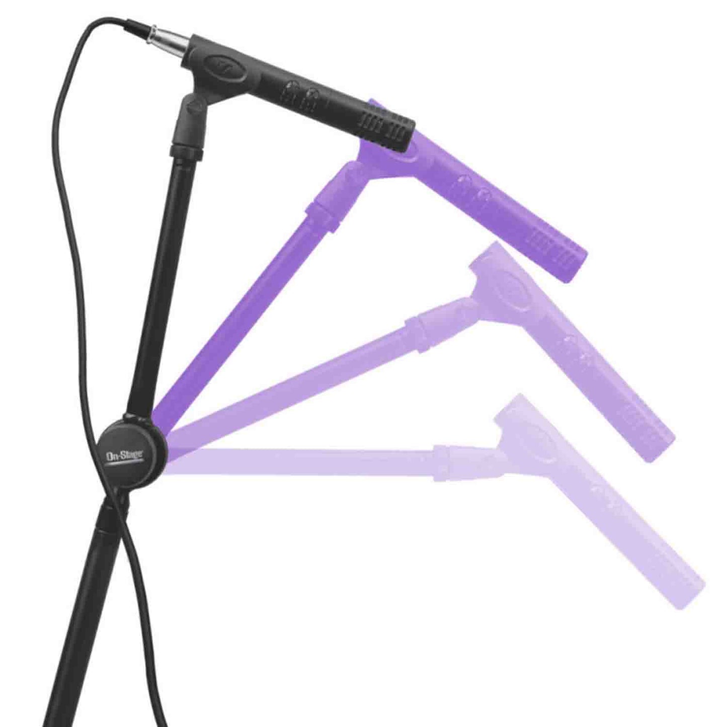 On Stage SMS7650 Hex-Base Studio Boom Mic Stand - Hollywood DJ