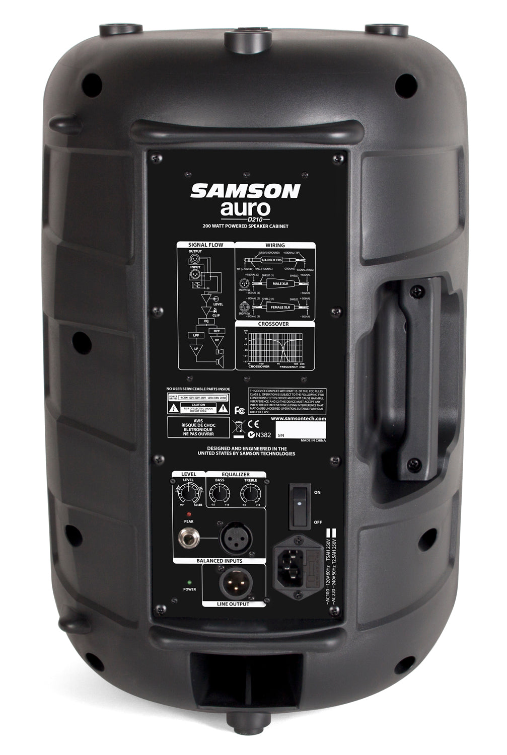 Samson Auro D210 200W 2-Way Active Loudspeaker