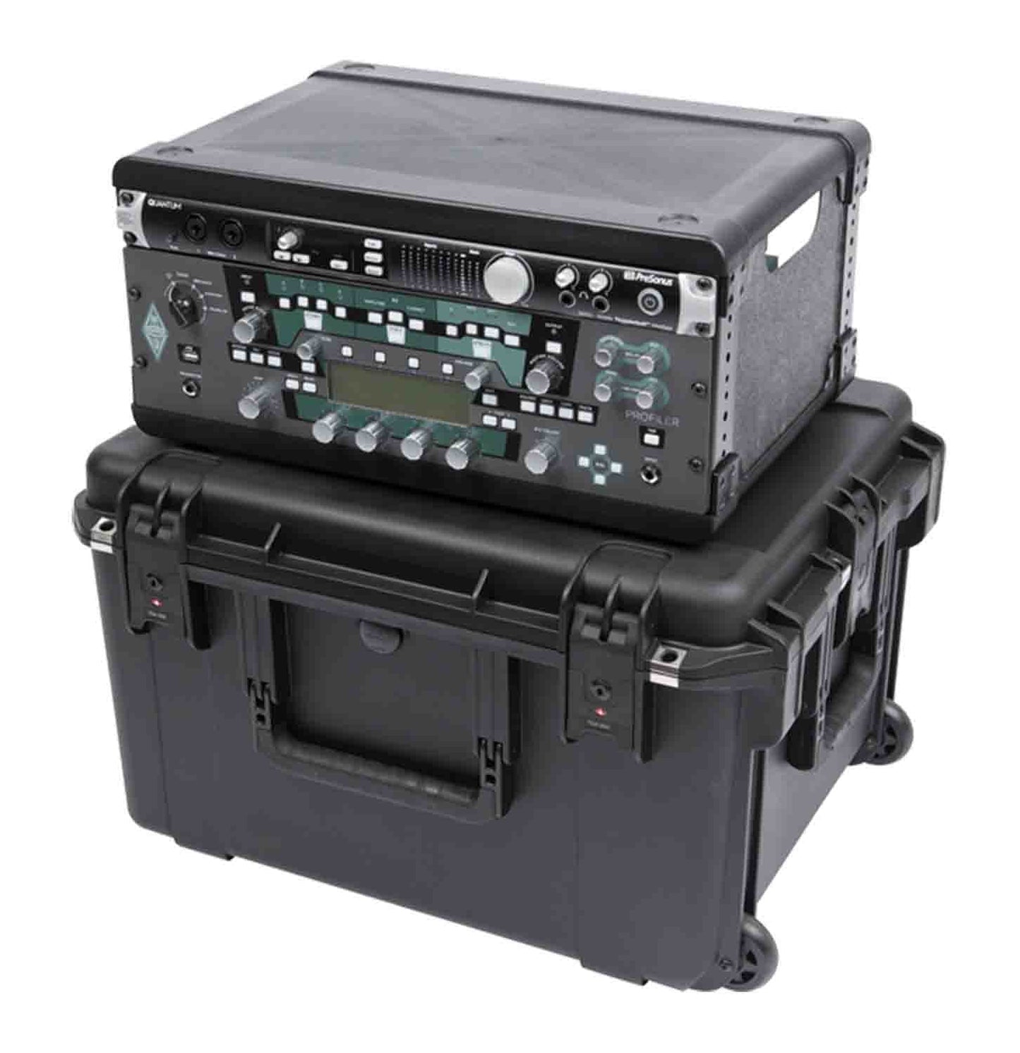 SKB Cases 3i-2217M124U iSeries Injection-Molded 13 Inch Fly Rack - 4 RU - Hollywood DJ