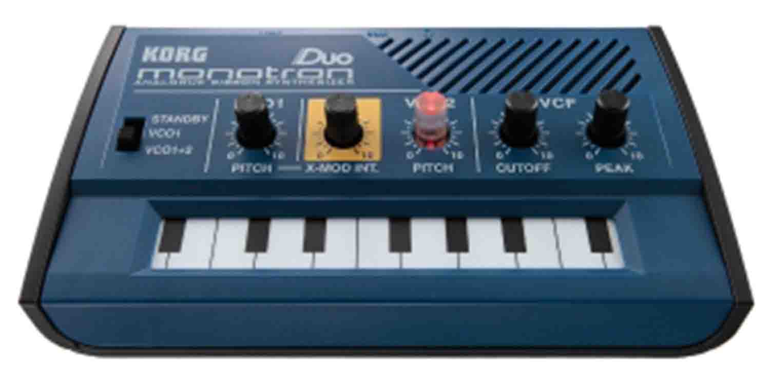 Korg monotron DUO Analogue Ribbon Synthesizer - Dual Oscillator - Hollywood DJ
