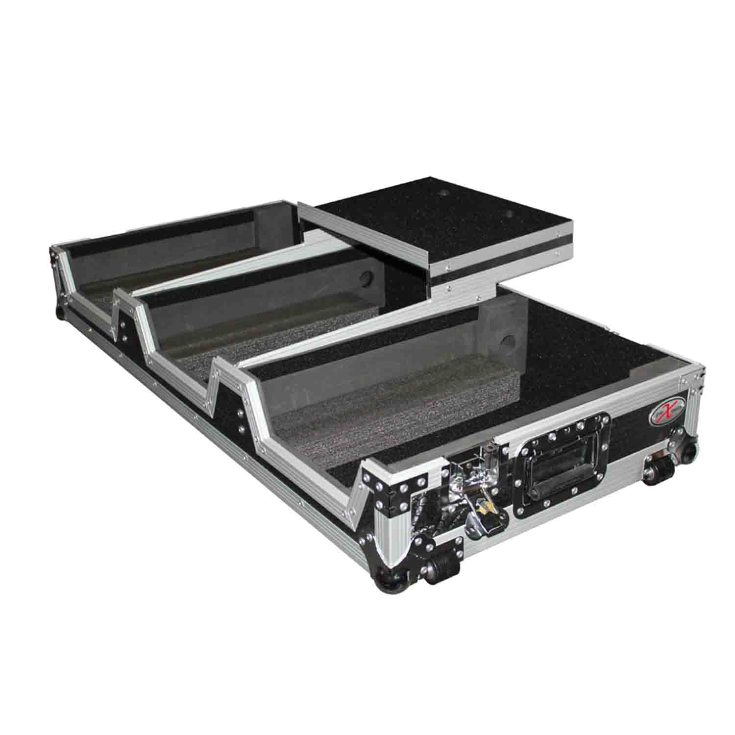 ProX XS-CDM2000WLT DJ Flight Coffin Case For Pioneer Mixer DJM900 and 2 CDJ2000NXS2 DJ Multi Player - Hollywood DJ