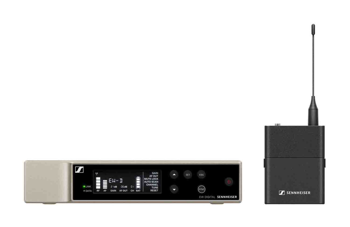 Sennheiser EW-D SK BASE SET, Digital Wireless Microphone System with Bodypack (Q1, R1, R4) - Hollywood DJ