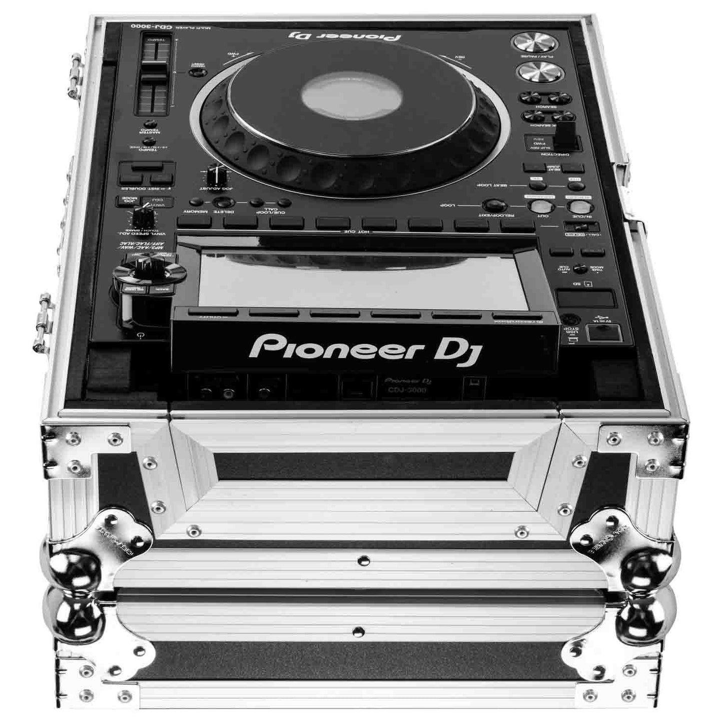Odyssey FZ3000 DJ Flight Case for Pioneer CDJ3000 with Removable Back Panel - Hollywood DJ
