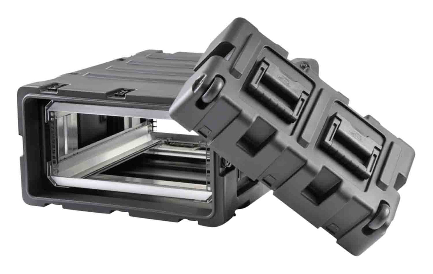 SKB Cases 3RS-4U24-25B, 4U 24-inch Deep RS Series Shock Rack Case - Hollywood DJ