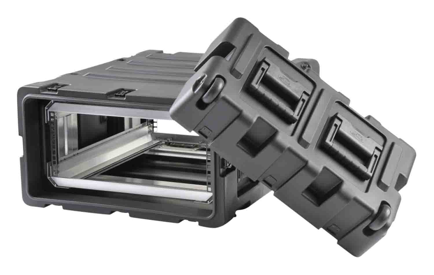 SKB Cases 3RS-4U24-25B, 4U 24-inch Deep RS Series Shock Rack Case - Hollywood DJ
