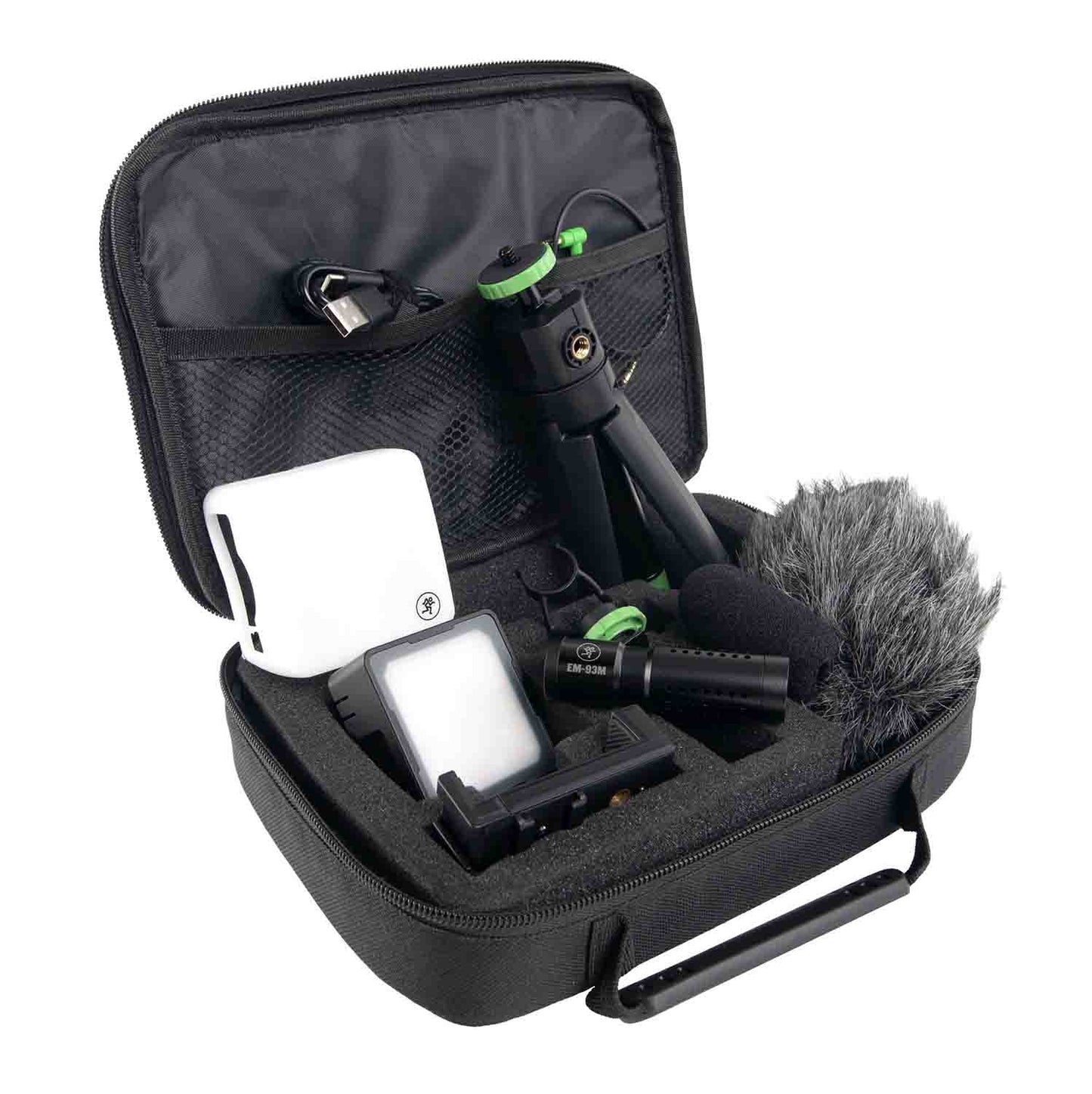 Mackie EM-93MK Complete Mobile Vlogger Kit for Smartphones and DSLRs - Hollywood DJ