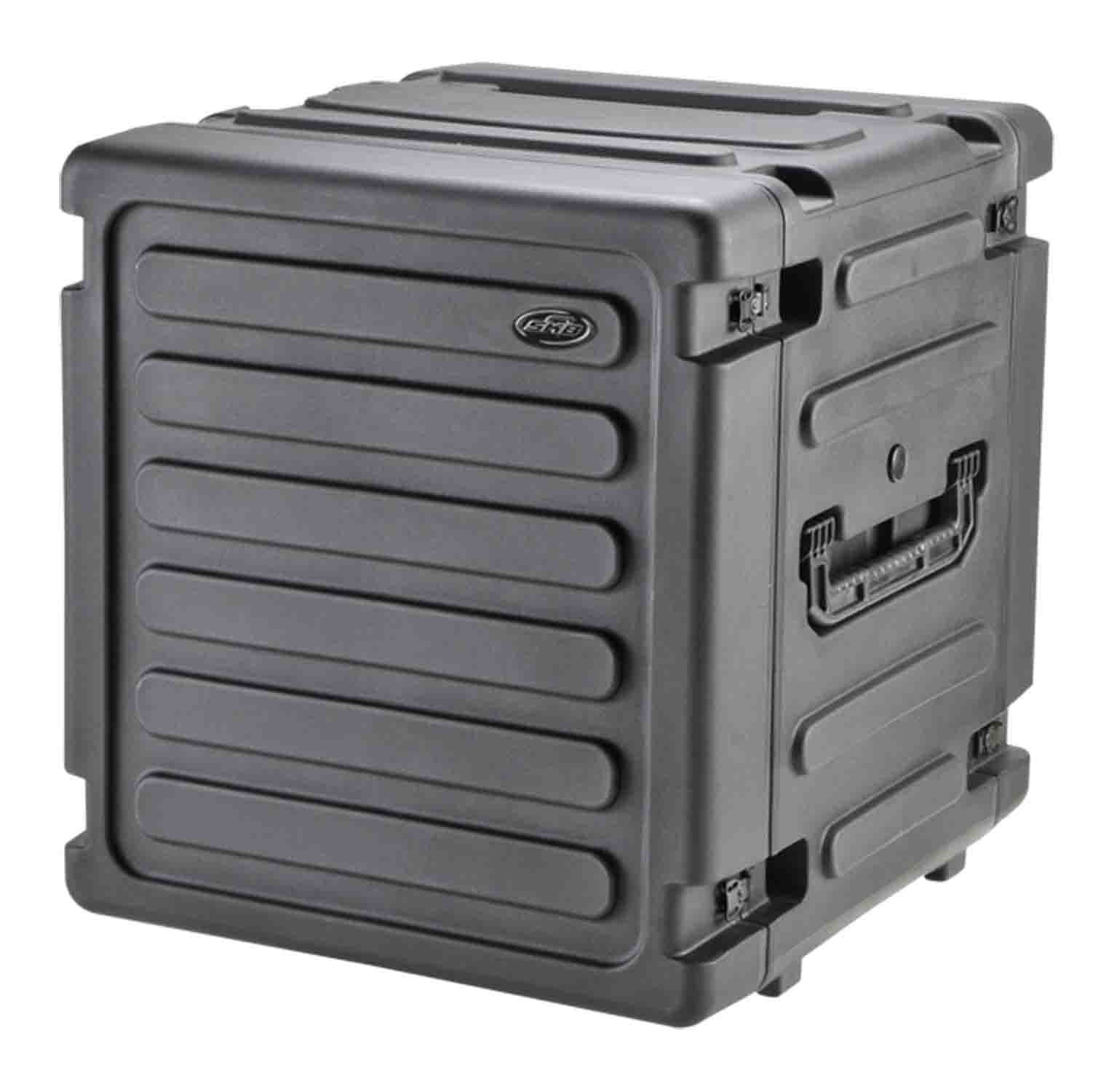 SKB Cases 3SKB-R12U20W Roto Shock Mount Rolling Rack Case 20-Inch Deep - 12 RU - Hollywood DJ